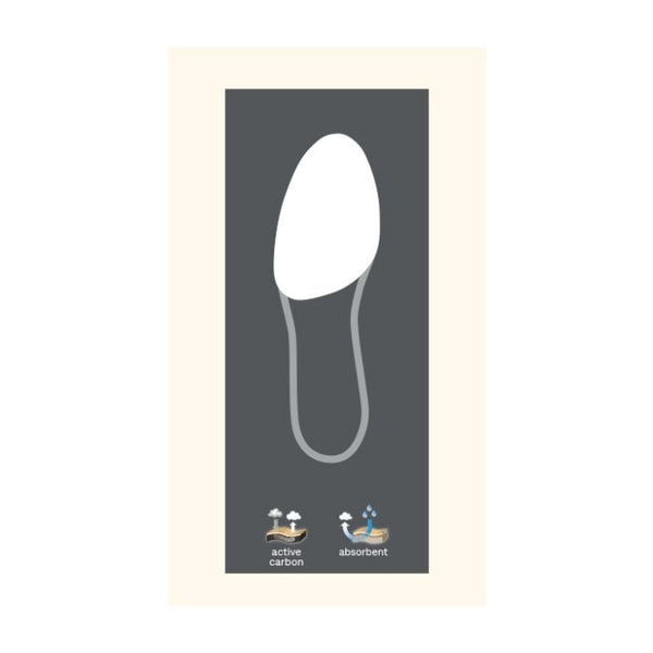 Pedag Leather 1/2 - inlegzolen voor maatcompensatie - wit