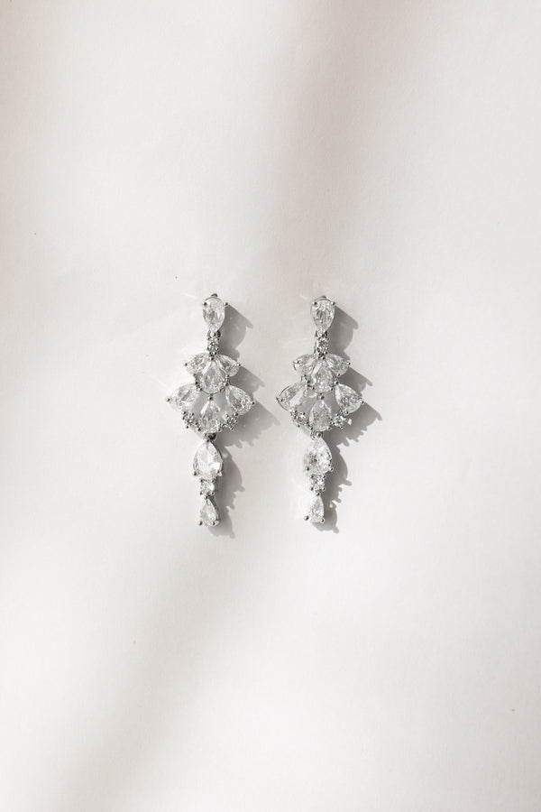 Alenya Bridal Earrings with Rhinestone