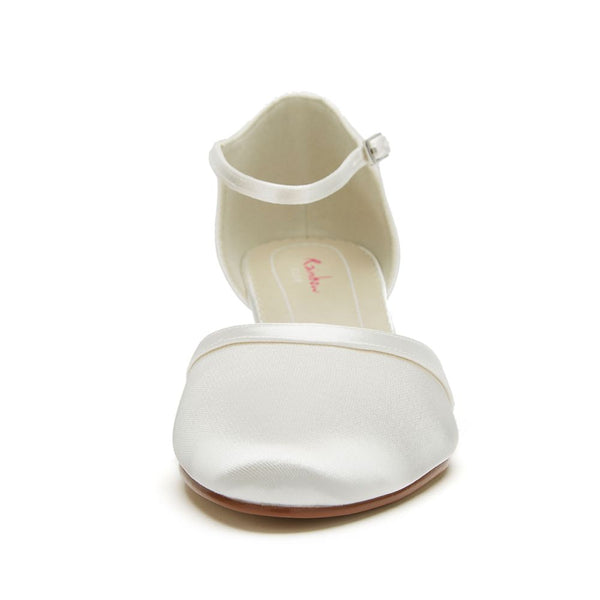 Anika Ivory Satin-Brautschuhe-Rainbow Club- ShoeStories