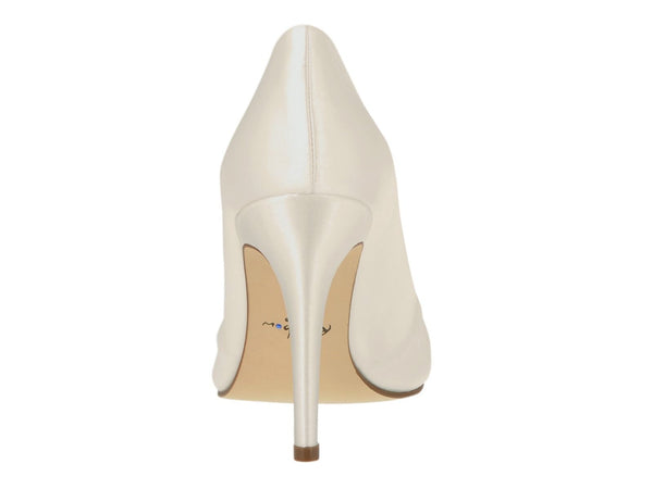 Beatrice Ivory Satin/Ital. Tulle - Bruidsschoenen - Rainbow Club - ShoeStories