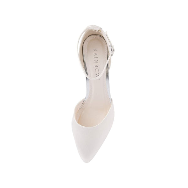 Charlot Ivory Satin- Bruidsschoenen - Rainbow Club - ShoeStories