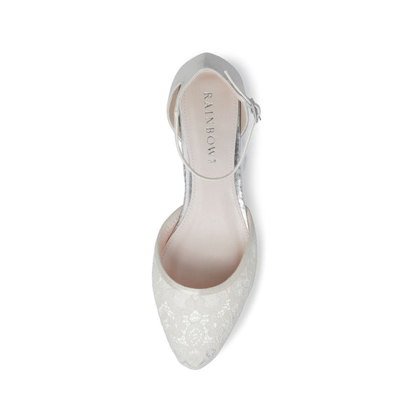 Fizz Ivory Luxury Lace/Satin - Brautschuhe - Rainbow Club - ShoeStories