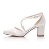 Hellen Ivory Satin - Bridal Shoes - Rainbow Club - ShoeStories