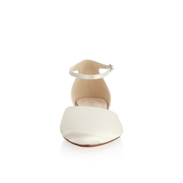 Khloe Ivory Satin-Bruidsschoenen-Rainbow Club-ShoeStories