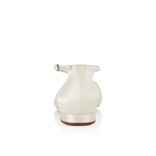 Khloe Ivory Satin-Bruidsschoenen-Rainbow Club-ShoeStories