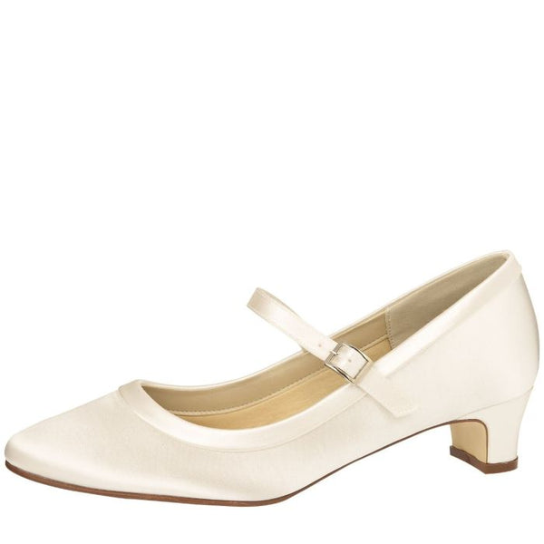 Larissa Ivory Satin -Bruidsschoenen-Rainbow Club-ShoeStories