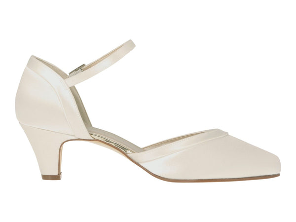 Letty Ivory Satin - Bridal Shoes - Rainbow Club - ShoeStories