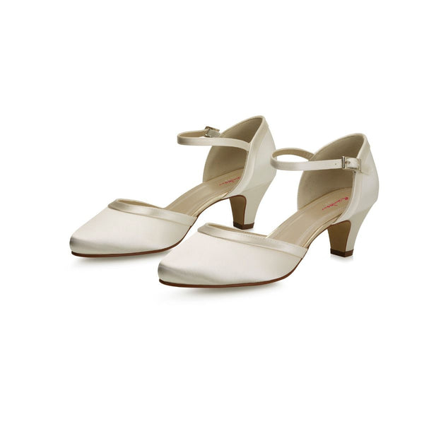Letty Ivory Satin - Bridal Shoes - Rainbow Club - ShoeStories