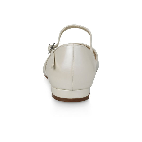 Little Rosie Ivory Leather Look - Brautschuhe - Rainbow Club - ShoeStories