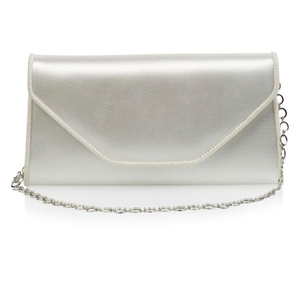 Saskia Elfenbein Satin/ Feiner Glitzer