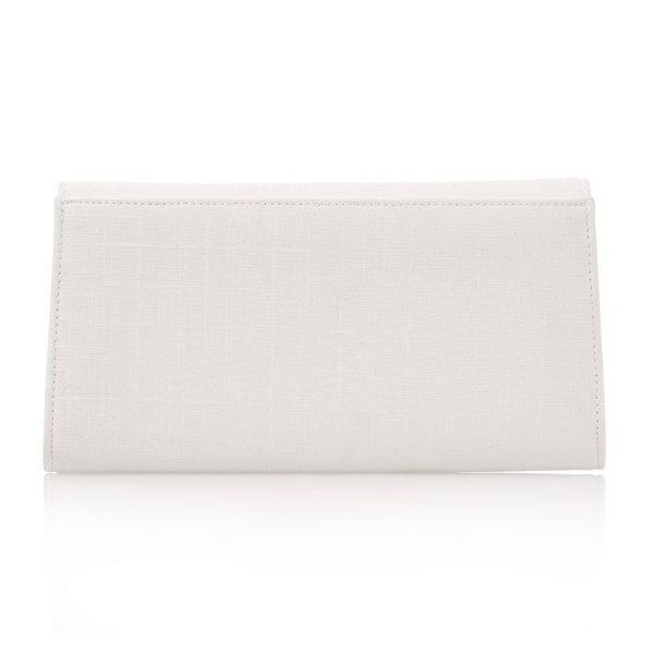 Saskia Off-White Metallic