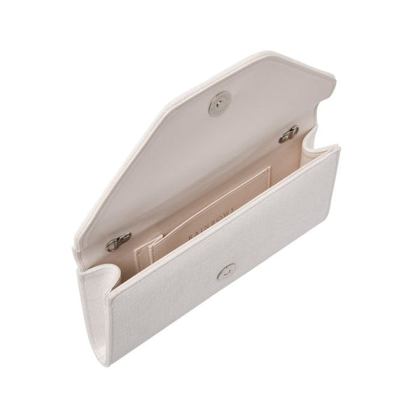 Saskia Off-White Metallic