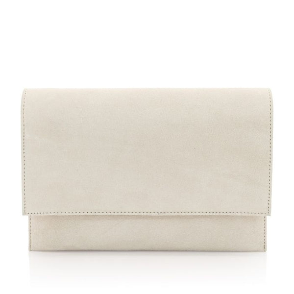 Sherra Off-White Suede Leather