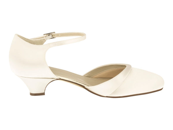 Vida Ivory Satin - Bridal Shoes - Rainbow Club - ShoeStories