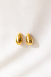 Elina Drop Earrings with Rhinestone Studs