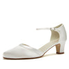 Anika Ivory Satin-Bridal Shoes - Rainbow Club-ShoeStories