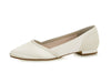 Belina Ivory Satin/Off - White Fi. Glitter - Bridal Shoes - Rainbow Club - ShoeStories