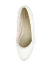 Belina Ivory Satin/Off - White Fi. Glitter - Bridal Shoes - Rainbow Club - ShoeStories