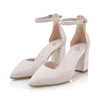 Bryoni Off - White Suede (Leather) - Glitter Pearls