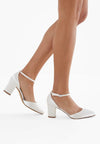 Charlot Ivory Satin - Bridal Shoes - Rainbow Club - ShoeStories