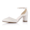Charlot Ivory Satin - Bridal Shoes - Rainbow Club - ShoeStories