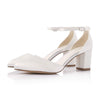 Charlot Ivory Satin - Bridal Shoes - Rainbow Club - ShoeStories