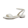 Faye Off - White Metallic - Bridal Shoes - Rainbow Club - ShoeStories