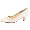 Megan Ivory Satin -Bridal Shoes -Rainbow Club-ShoeStories