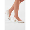 Megan Ivory Satin -Bridal Shoes -Rainbow Club-ShoeStories