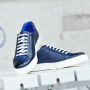 Henrie Calf Leather- Blue